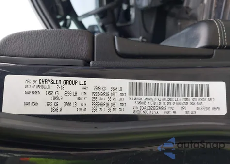 2014 Jeep Grand Cherokee Limited z USA, uszkodzony, nr VIN 1C4RJEBG9EC240083